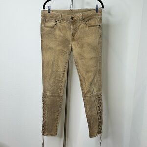 Polo Ralph Lauren Riding Style Lace Up Hem Jeans